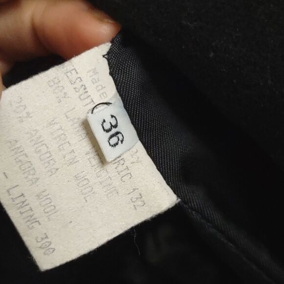 Elegant Black Pea Coat for Women - Picture 7 of 10